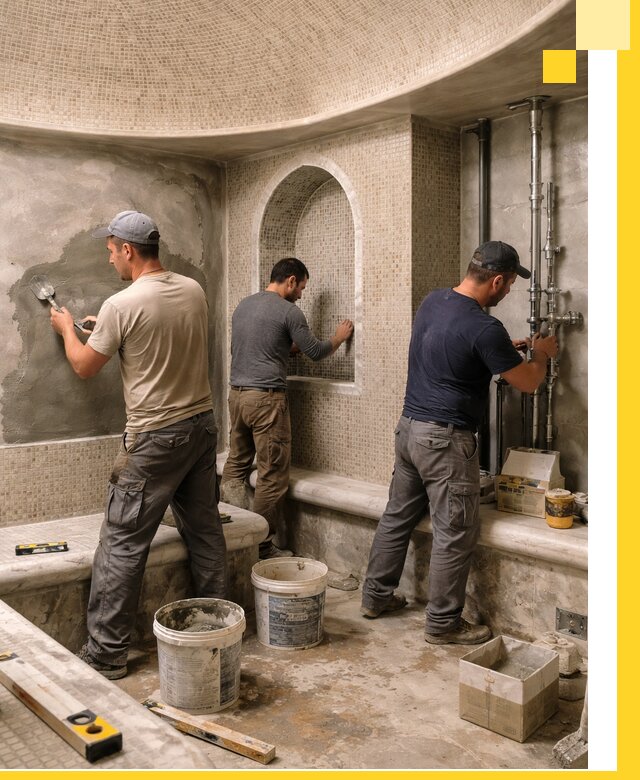 Профессиональный монтаж хамамов под ключ в Кстове с гарантией