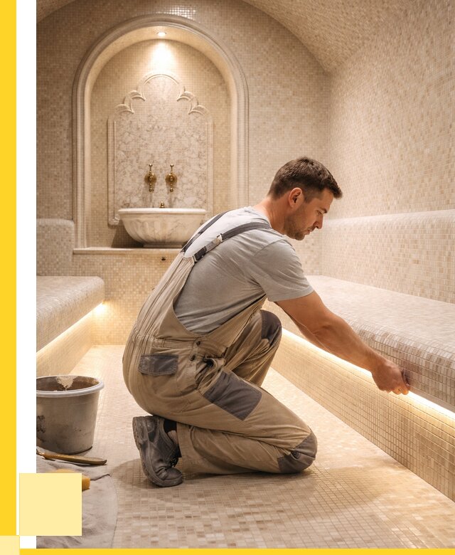 Отделка хамамов под ключ в Кстове от 5601 р. | ЭриданКсв