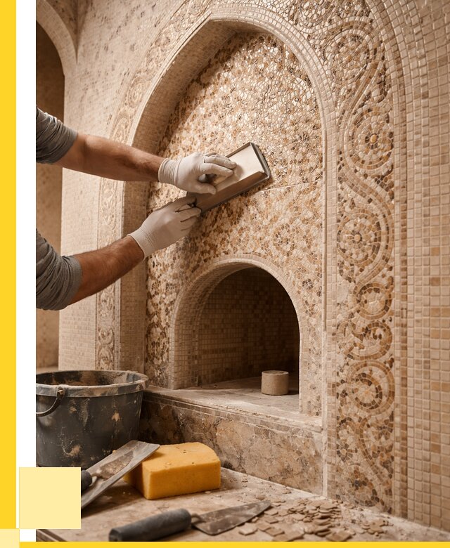 Мозаика для хамама в Кстове под ключ от 5092 р. | ЭриданКсв