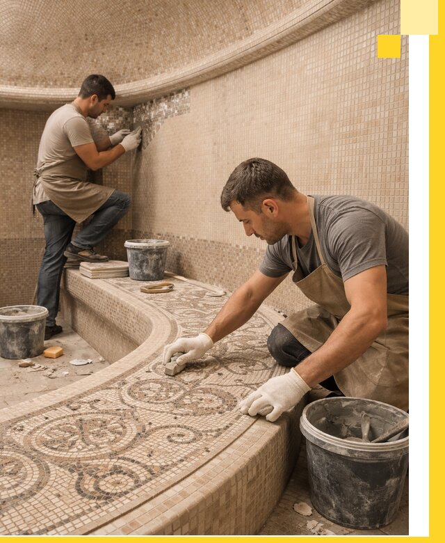 Плитка для хамама в Кстове, укладка, подбор и поставка