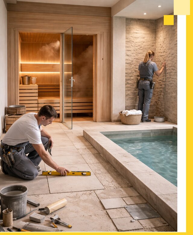 Комплексный дизайн и отделка интерьеров SPA под ключ в Кстове